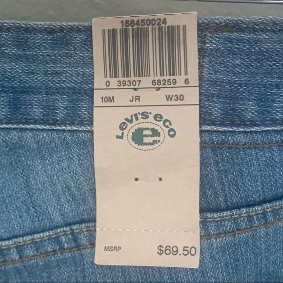NWT LEVI’S Eco 553 Mid-Rise Boot Cut Jeans Size 10/30 - Picture 3 of 12